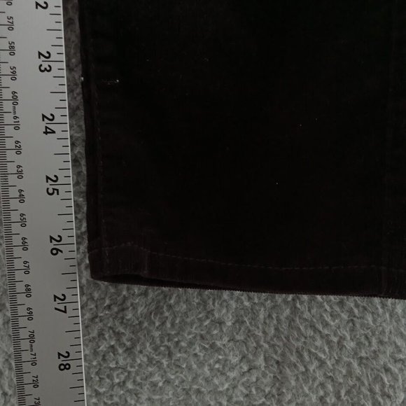 Edyson‎ Pants Womens 30 Brown Walnut Velvet Skinny Fit Trousers Stitch Fix - Picture 6 of 9